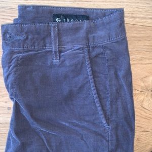 AG x Theory Slim Khaki Crop Pant